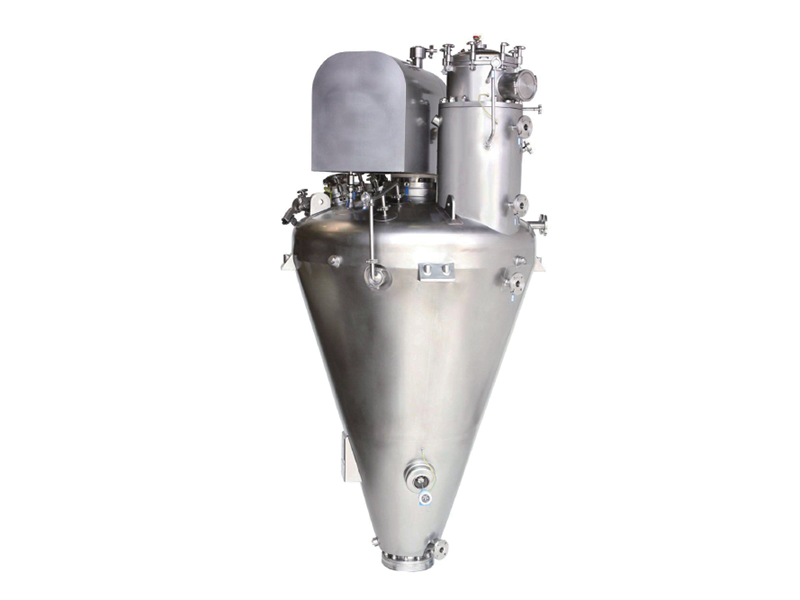 Sanitary spiral belt vacuum dryer